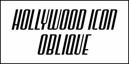 Hollywood Icon JNL Font Poster 4