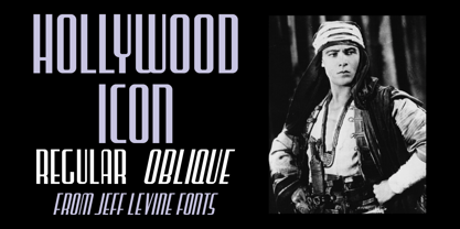 Hollywood Icon JNL Font Poster 1