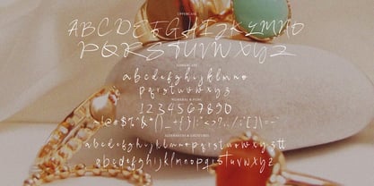 Laria Sintia Signature Font Poster 9