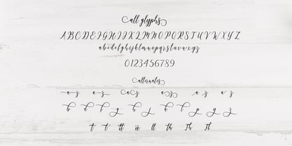 Kinleigh Script Font Poster 7