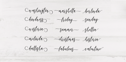 Kinleigh Script Font Poster 5