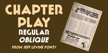 Chapter Play JNL Font Poster 1