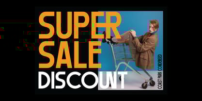 Coast Park Display Font Poster 4