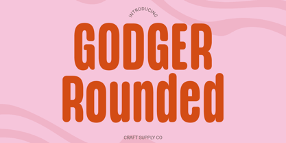 Godger Rounded Font Poster 1