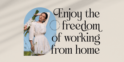 Qinfolk Font Poster 5