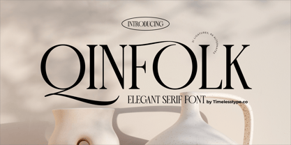 Qinfolk Font Poster 1