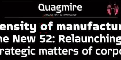 Quagmire Font Poster 1