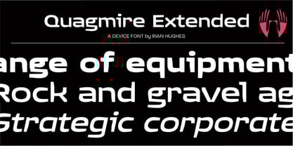 Quagmire Font Poster 8