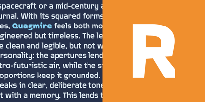 Quagmire Font Poster 3