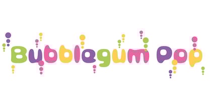 Bubblegum Pop Font Poster 5