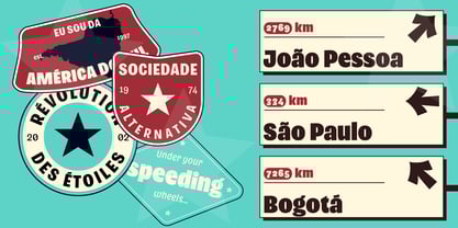 LMT Capenga Font Poster 9