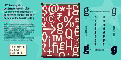 LMT Capenga Font Poster 3