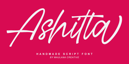 MC Ashitta Font Poster 1