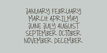 Ratresy Handwritten Font Poster 7