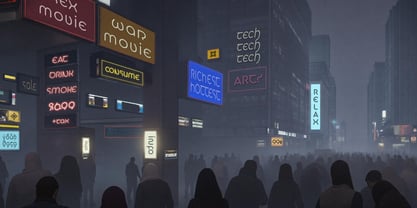 New Insulaic Font Poster 6