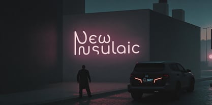 New Insulaic Font Poster 1