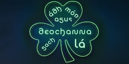 New Insulaic Font Poster 4