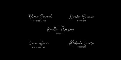 Firdaus Signature Font Poster 2