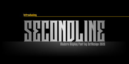 Secondline Font Poster 1