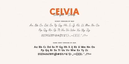 Celvia Font Poster 9