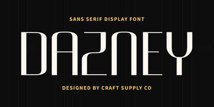 Dazney Font Poster 1