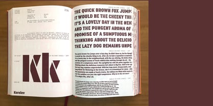 Korolev Military Stencil Font Poster 5