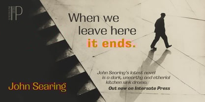 Grange Text Font Poster 2