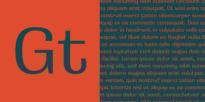 Grange Text Font Poster 3