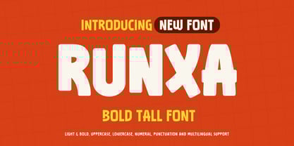 Runxa Font Poster 1