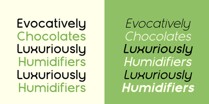 Modista Pro Variable Font Poster 2