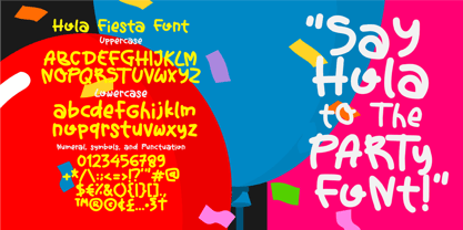 Hola Fiesta Font Poster 5