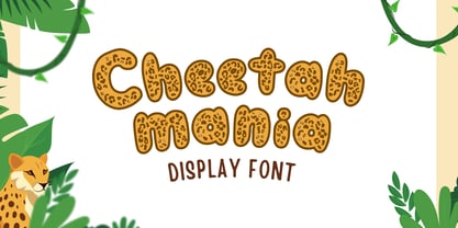Cheetah Mania Font Poster 1