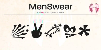 MenSwear Font Poster 3