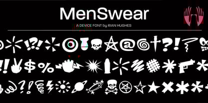 MenSwear Font Poster 2