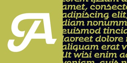 Urbane Adscript Font Poster 2