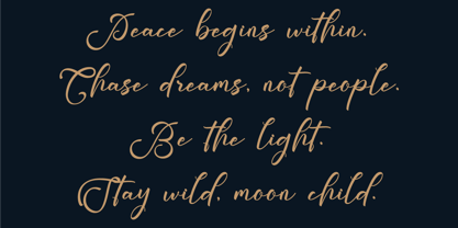 Sundala Script Font Poster 4