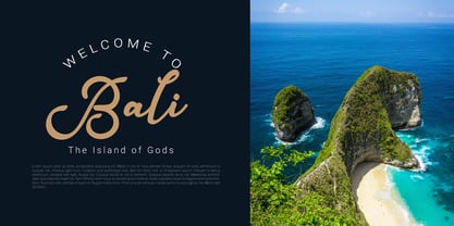 Sundala Script Font Poster 2