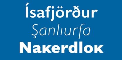 Triticale Font Poster 3