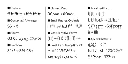 Triticale Font Poster 8