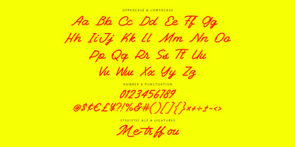 MC Moutre Font Poster 6