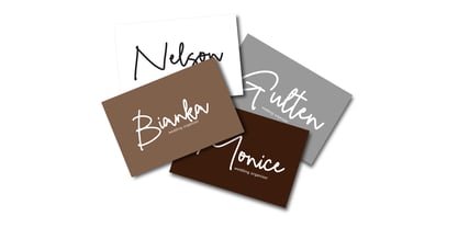 Cersin Signature Font Poster 6