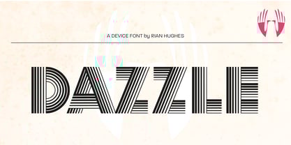 Dazzle Font Poster 11