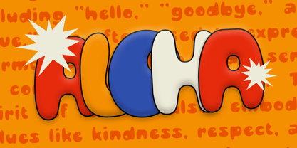 Bages Blur Font Poster 4