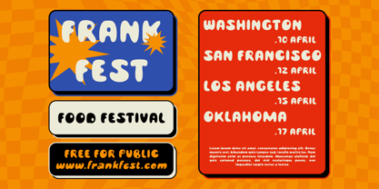 Bages Blur Font Poster 2