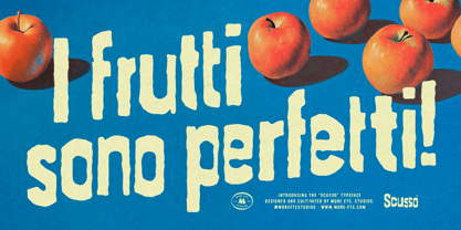 Scusso Font Poster 3