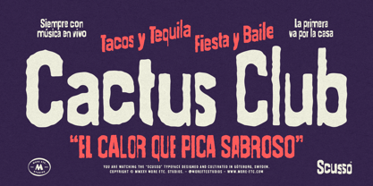 Scusso Font Poster 9