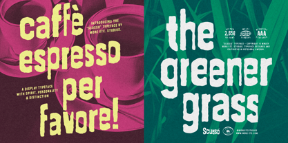 Scusso Font Poster 8