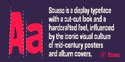 Scusso Font Poster 4