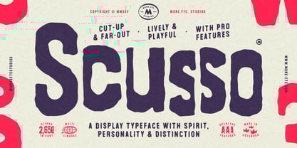 Scusso Font Poster 1