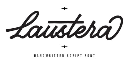 MC Laustera Font Poster 1